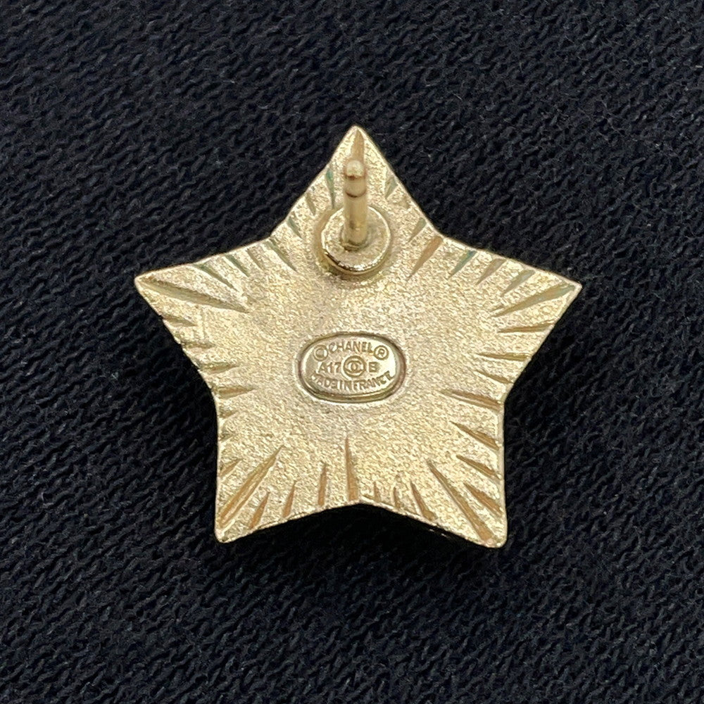 CHANEL Star Motif CC Logo EarringsA99139 Metal