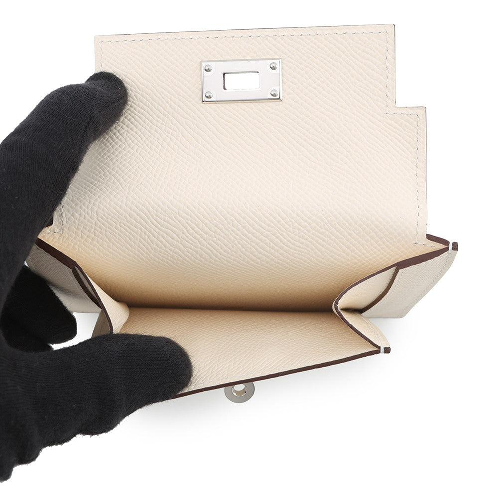HERMES Kelly pocket compact Nata Epsom
