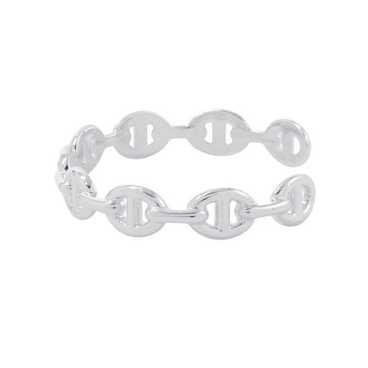 HERMES Chaine d'Ancre Bangle Size LG SV925