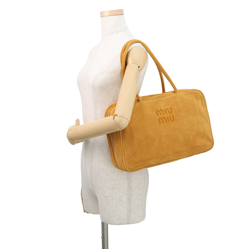 MIUMIU Bo Bag whiskey5BB117_2CSS_F0R55_V_MON suede