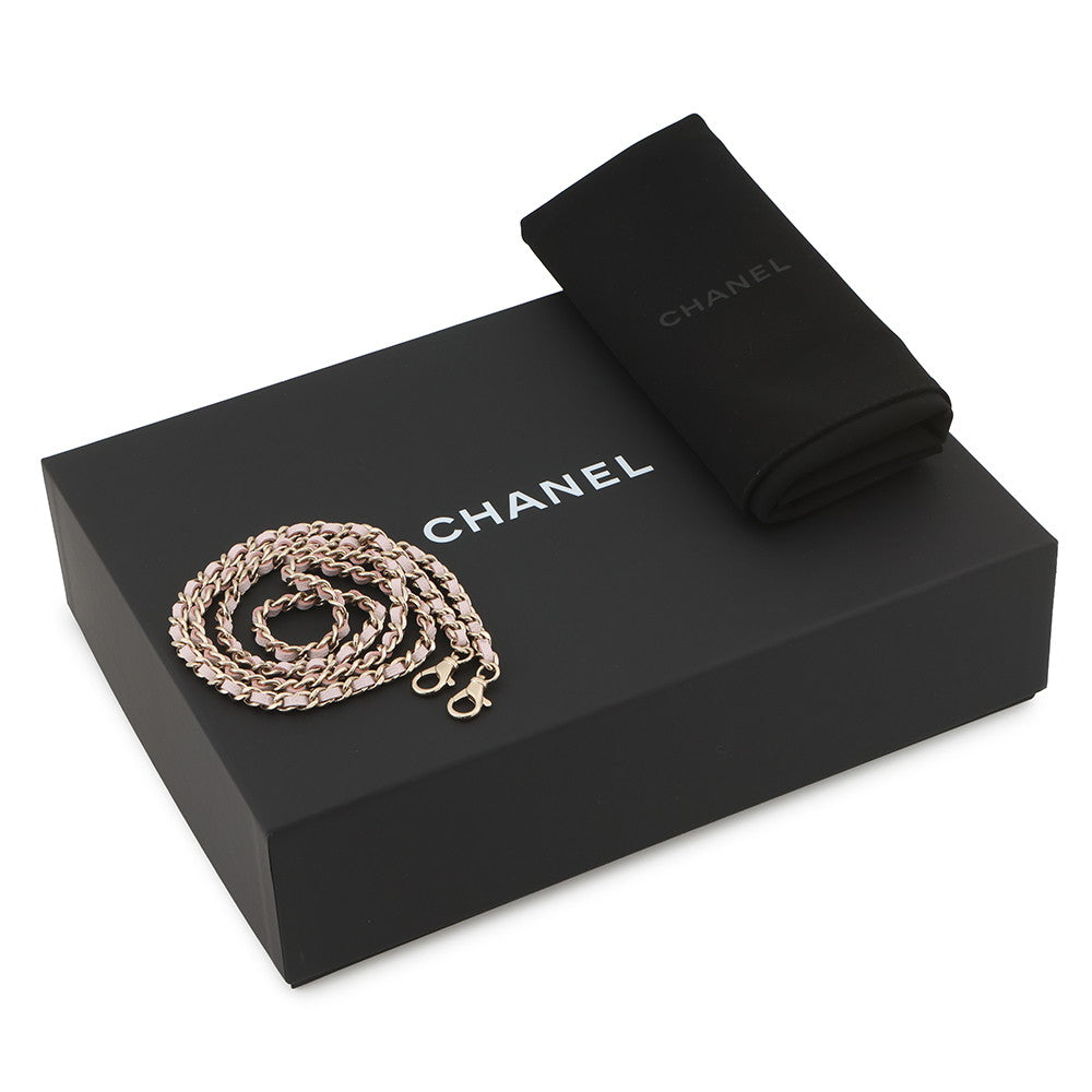 CHANEL Vanity CC Logo Chain Shoulder LavenderAP4936 Caviar Leather