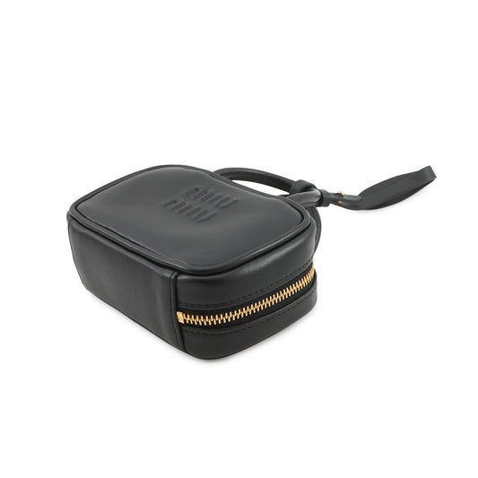 MIUMIU Bag Charm Micro Bag Black5NR036_2F8W_F0002 Leather