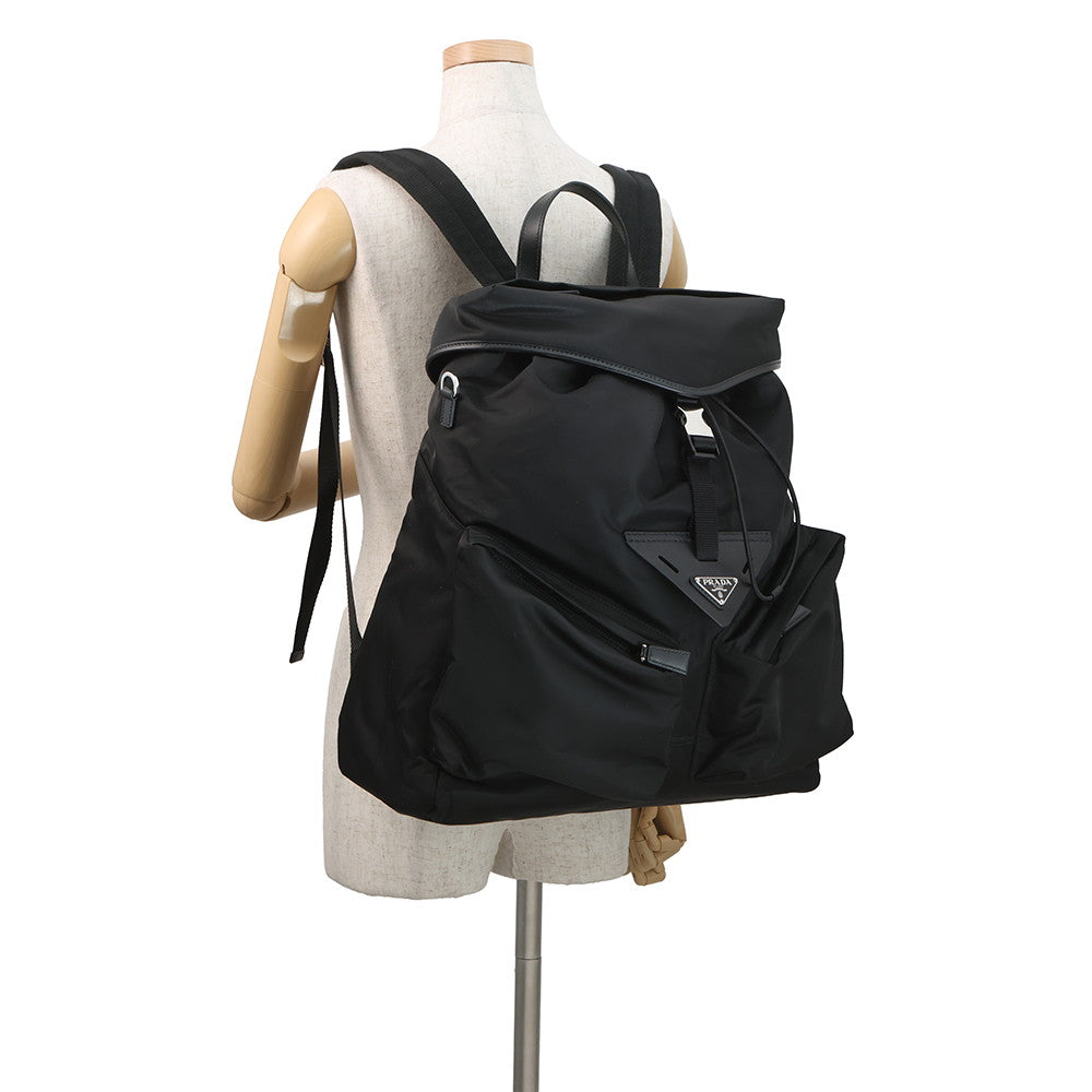 PRADA Re-Nylon Backpack Black2VZ108_2DW3_F0002_V_NYO Nylon Leather