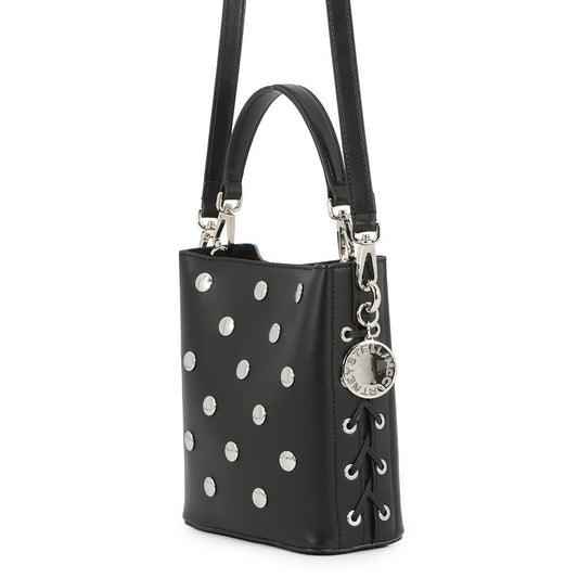 Stella McCartney Flame Bucket Bag Black7B0093 WP0468 Leather Size Small