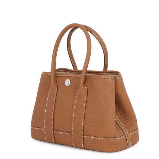 HERMES Neo Garden Gold Negonda Leather Size 23