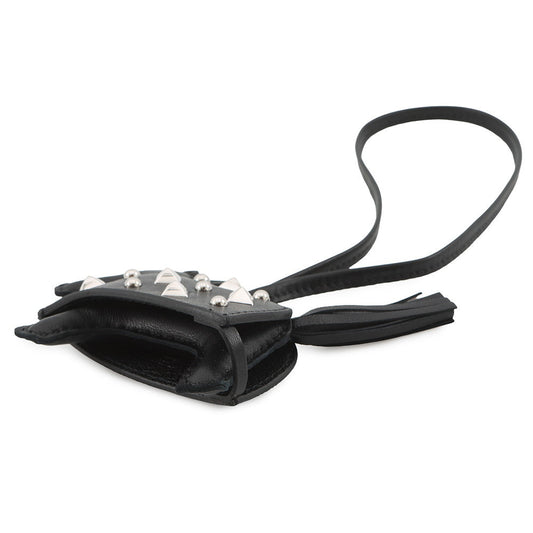 HERMES Rodeo Robeo Padlock Black Lambskin