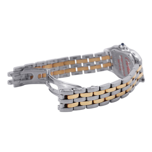 CARTIER PANTHERE SM 2 Row H30mm×W22mm Stainless Steel K18YG Ivory DialW25029B6