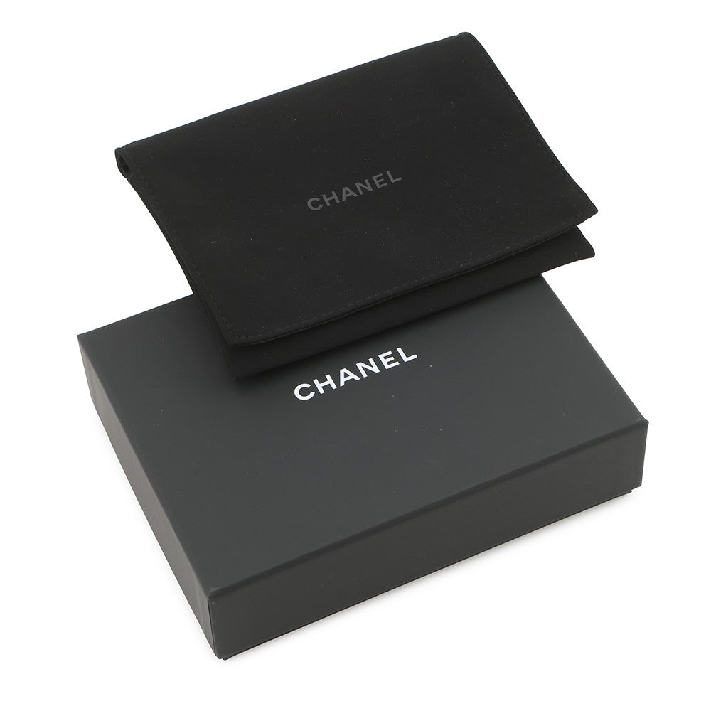 CHANEL CC Logo Matelasse Fragment Case BlackAP5015 Caviar Leather