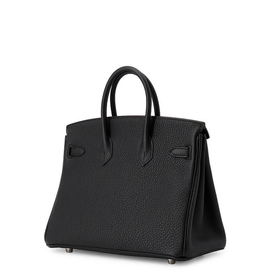 HERMES Birkin Black Togo Leather Size 25