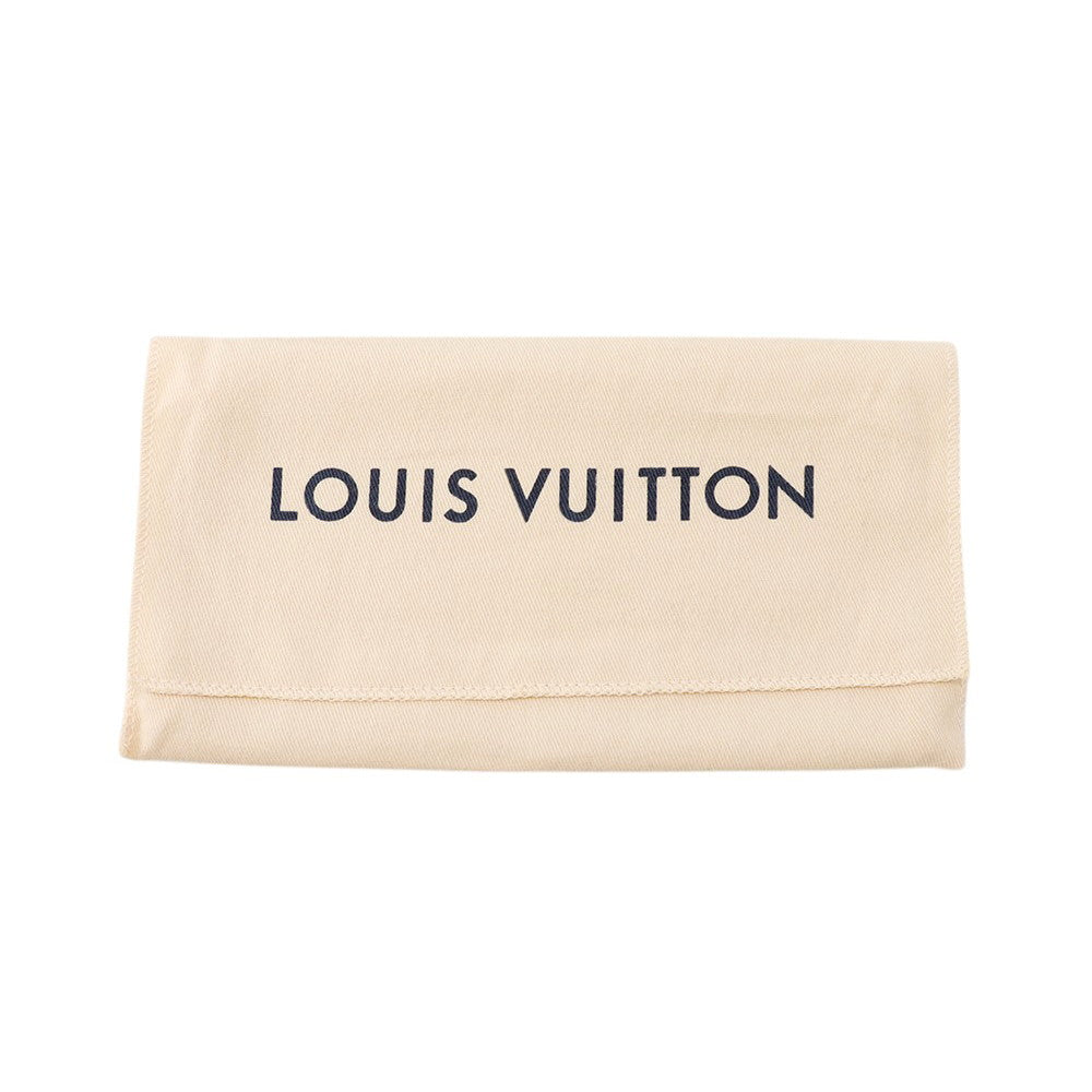 LOUIS VUITTON Portefeuille Brazza Noir/BlueM30791 Taiga Leather/V-Shape