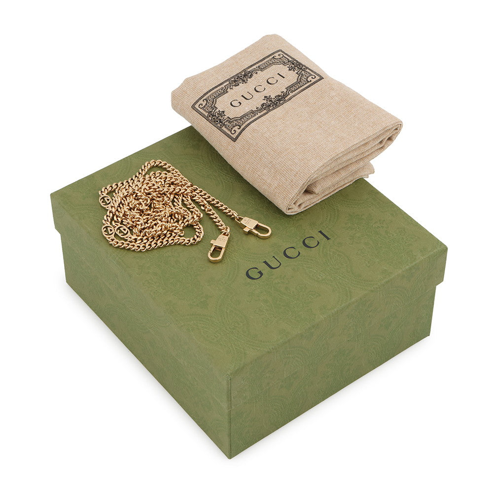 GUCCI Horsebit 1955 Nanobag White760253 Leather