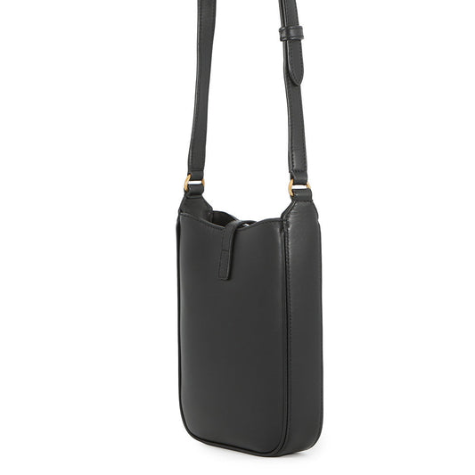 SAINT LAURENT PARIS Mini Vertical Black735214 Leather