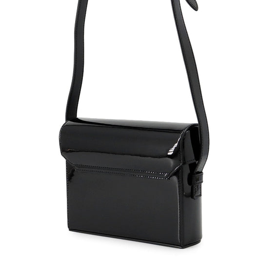 SAINT LAURENT PARIS June Shoulder Bag Black713700AAAWT1000 Patent Leather