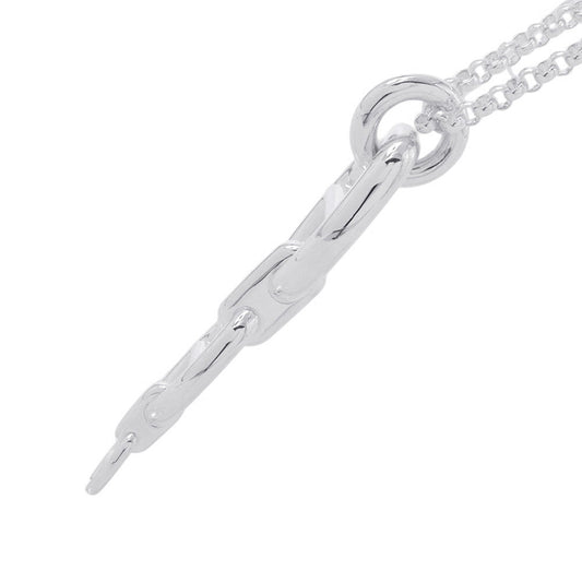 HERMES Chaine d'Ancre Necklace Size GM SV925