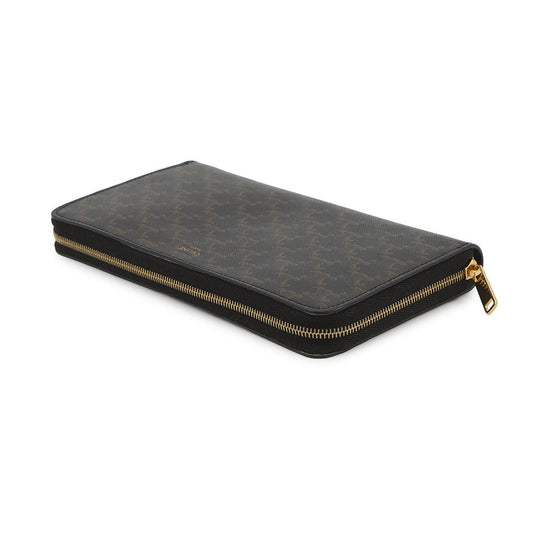 CELINE Large Zip Wallet Black10B552BQ3.38NO PVC