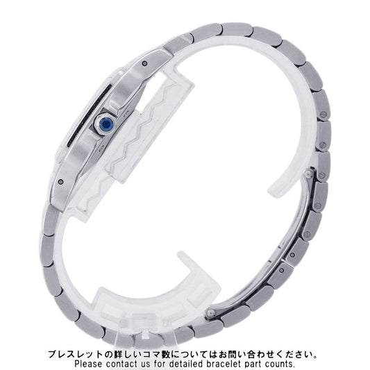 CARTIER Santos Garbe H40mm×W29mm Stainless Steel Silver DialW20055D6