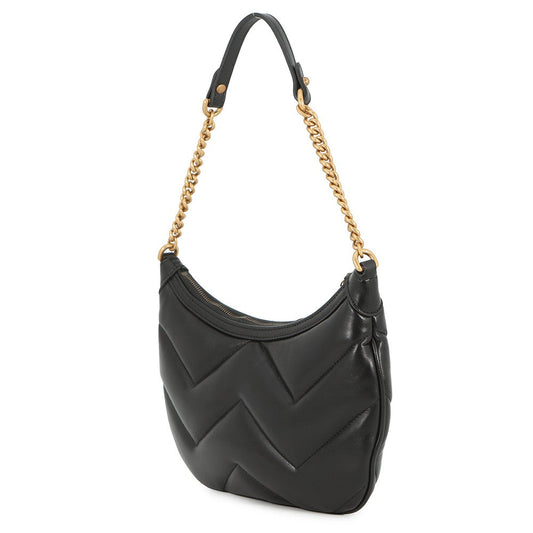 GUCCI GG Marmont ChainShoulder Bag Black777263 Leather Size Small