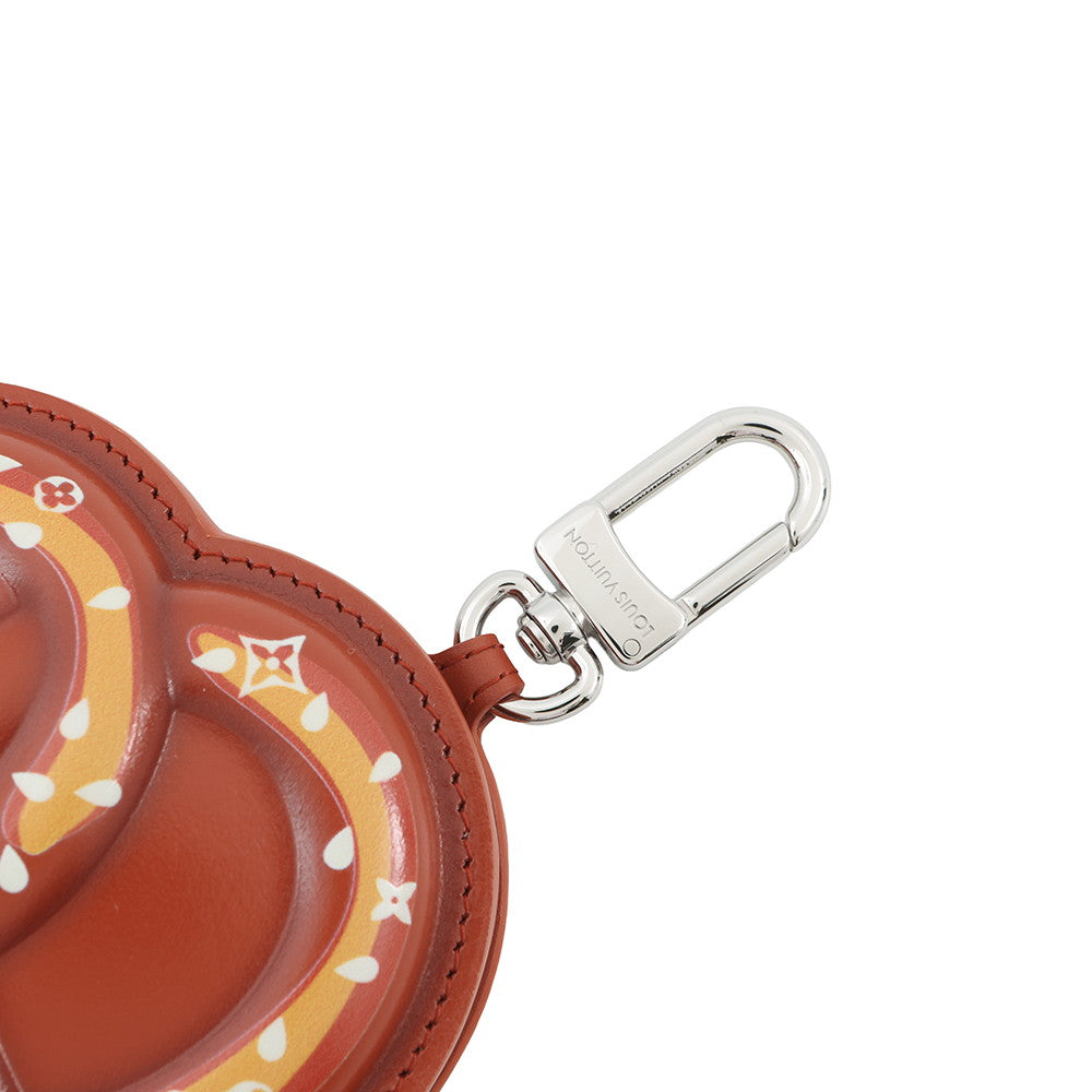 LOUIS VUITTON Bag Charm - LV Pretzel Brown/YellowM03295 Leather Monogram