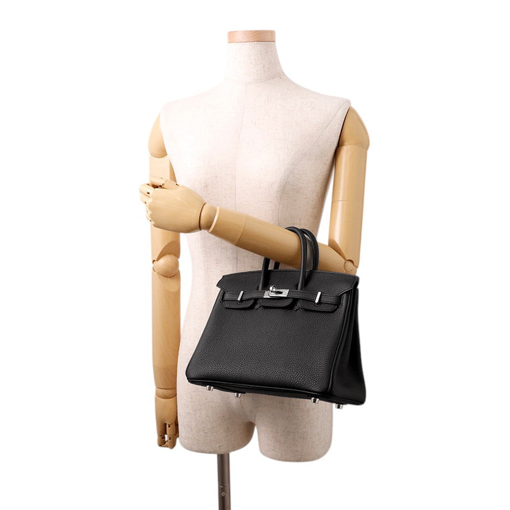 HERMES Birkin Black Togo Leather Size 25