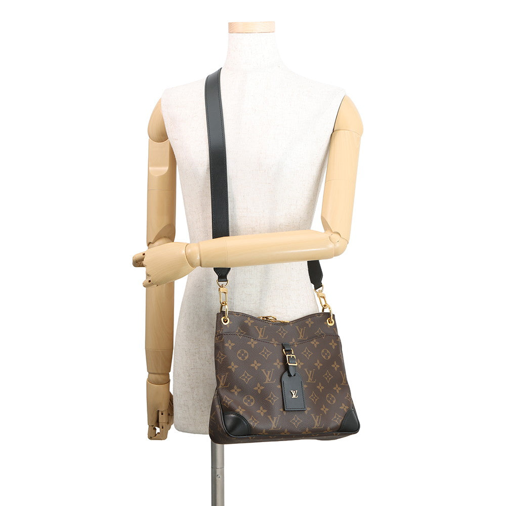 LOUIS VUITTON Odeon NM NoirM45353 Monogram Size PM