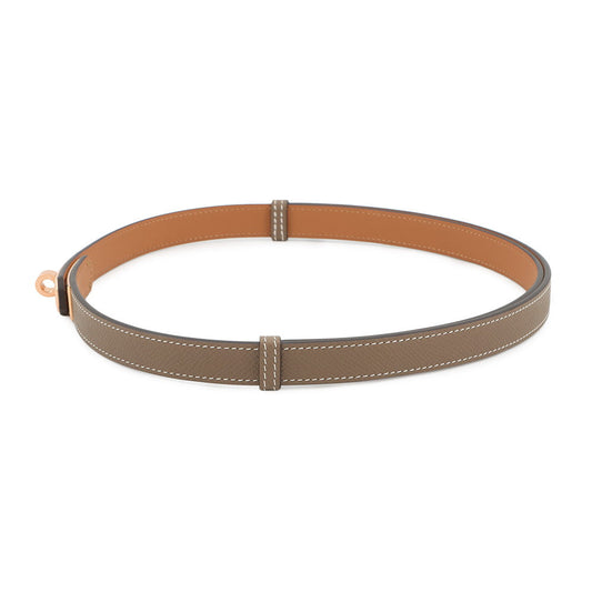 HERMES Kelly belt Etoupe Epsom