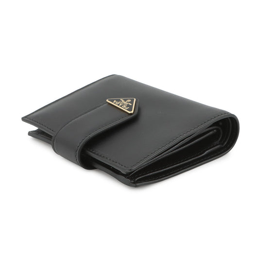 PRADA City Calf Tab Bifold Wallet Black1MV204 2CNP F0002 Leather