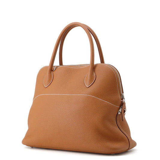 HERMES Bolide Gold Taurillon Clemence Size 31