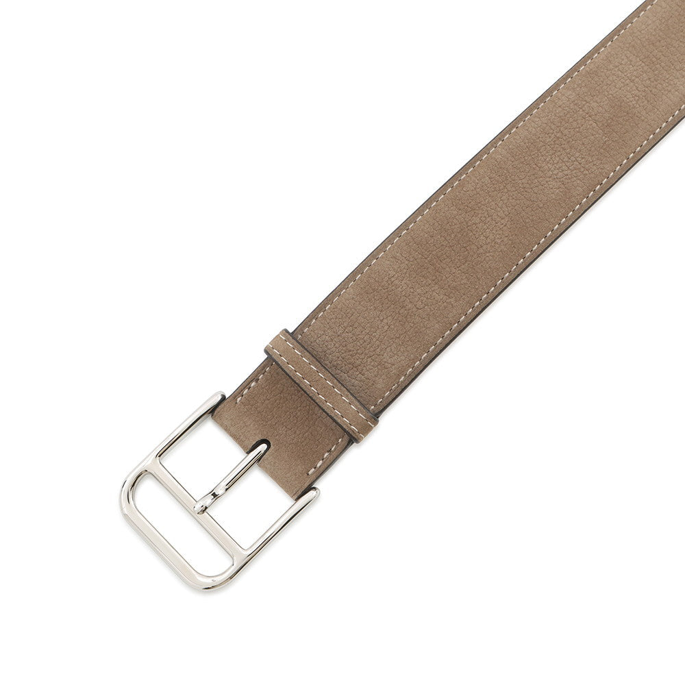 HERMES Belt Roman 35 Size 90 Moose Taurillon Gaucho