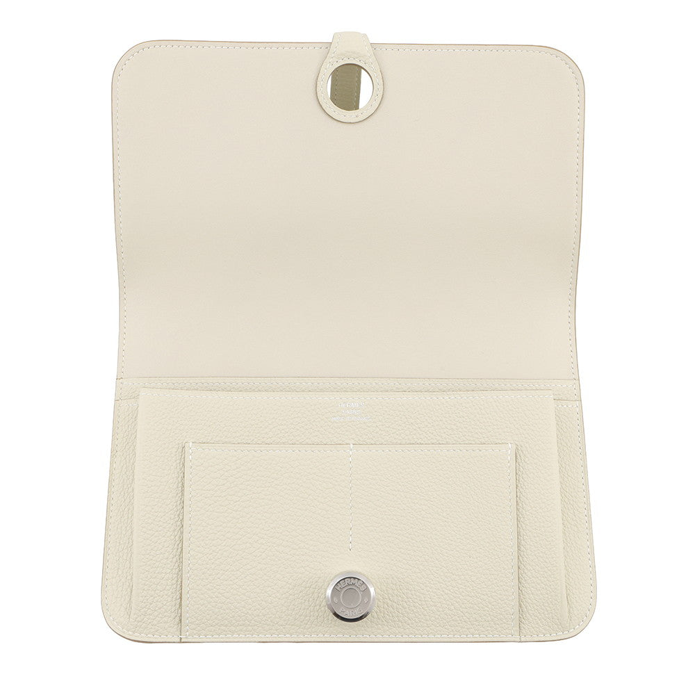 HERMES Dogon Duo Craie Togo Leather