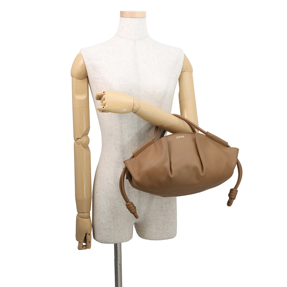 LOEWE Paseo Handbag BrownA709P48X02 Leather Size Small