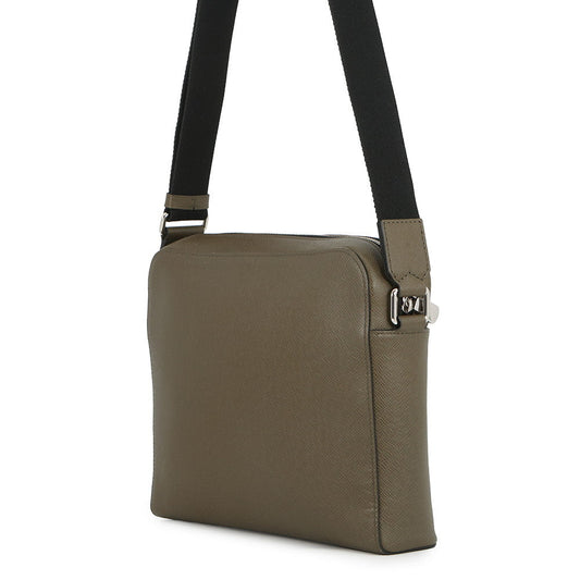 LOUIS VUITTON Anton Messanger KhakiM34413 Taiga Leather Size PM