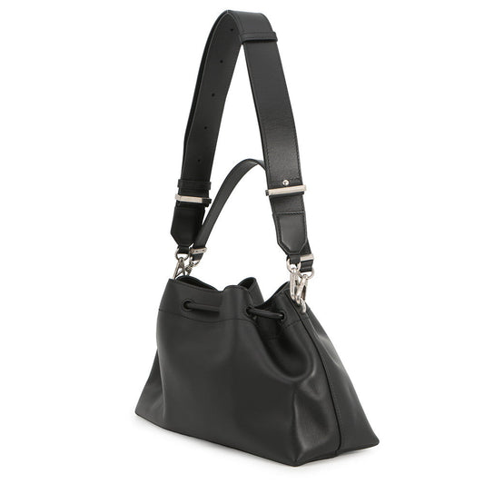 JIMMY CHOO Scintigraphy BlackBONBONBCKTEWHUT Calf Leather Size Medium
