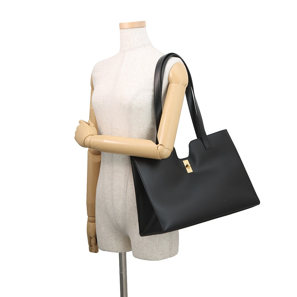 CELINE 16 Seize Cabas Black112583EZU.38NO Leather