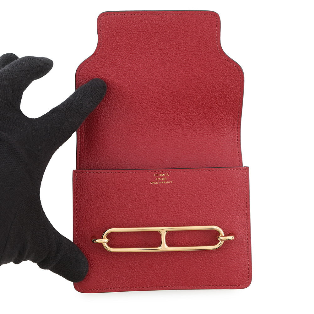 HERMES Roulis slim Rouge H Evercolor