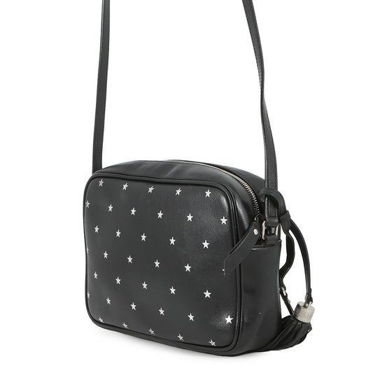 SAINT LAURENT PARIS Rooster Camera Bag Black574494 Leather