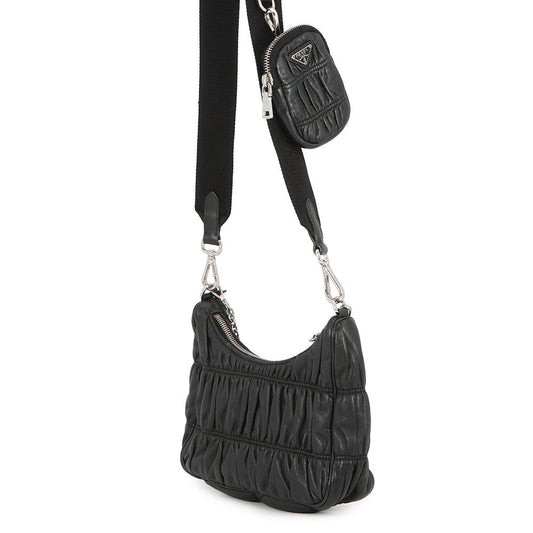 PRADA Re-edition 2005 Shoulder Bag Black1BC194 Leather