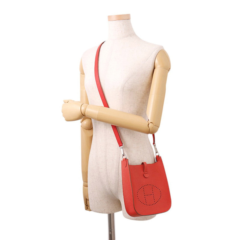 HERMES Evelyne Sellier Rouge Coeur Epsom Size TPM