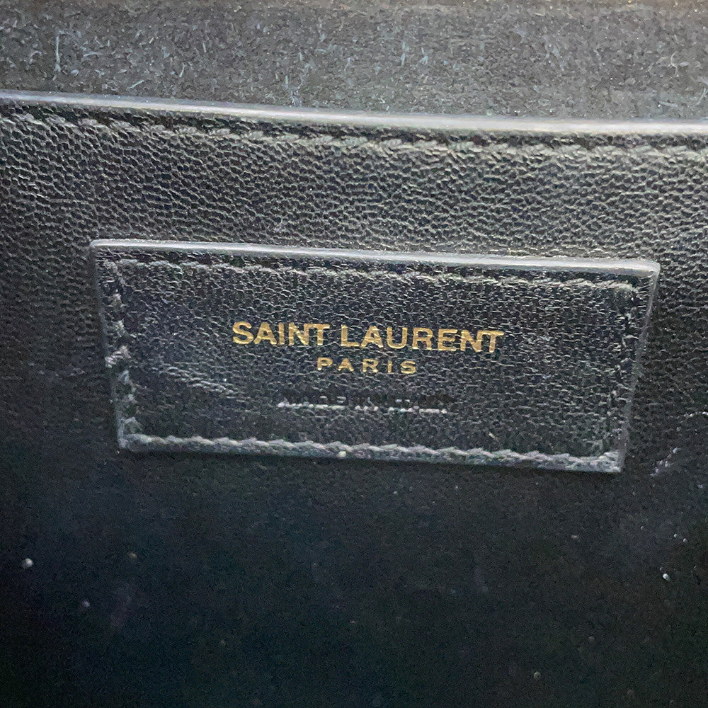 SAINT LAURENT PARIS Kate Chain Shoulder Bag Champagne Gold364021 Leather