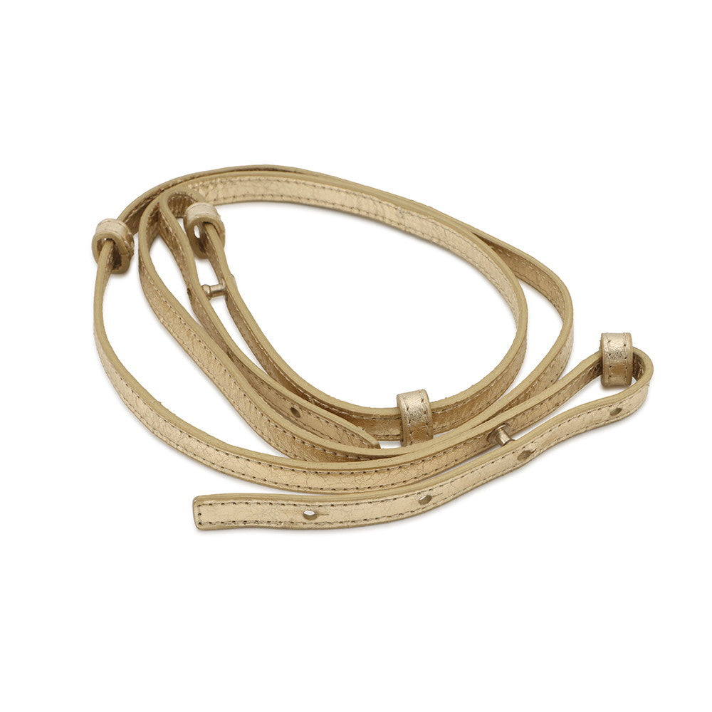 BALENCIAGA Le Cagoule Shoulder Bag Gold695814 Leather