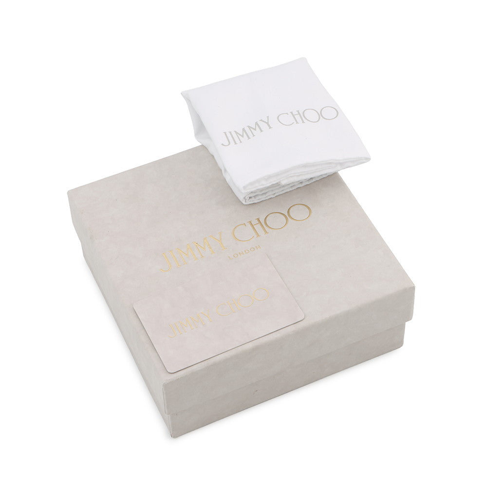JIMMY CHOO Varenne Avenue Quad Black Leather