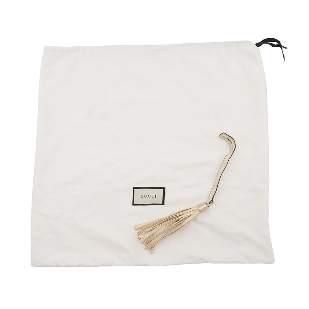 GUCCI Soho Interlocking G Tote Bag Ivory536196 Leather