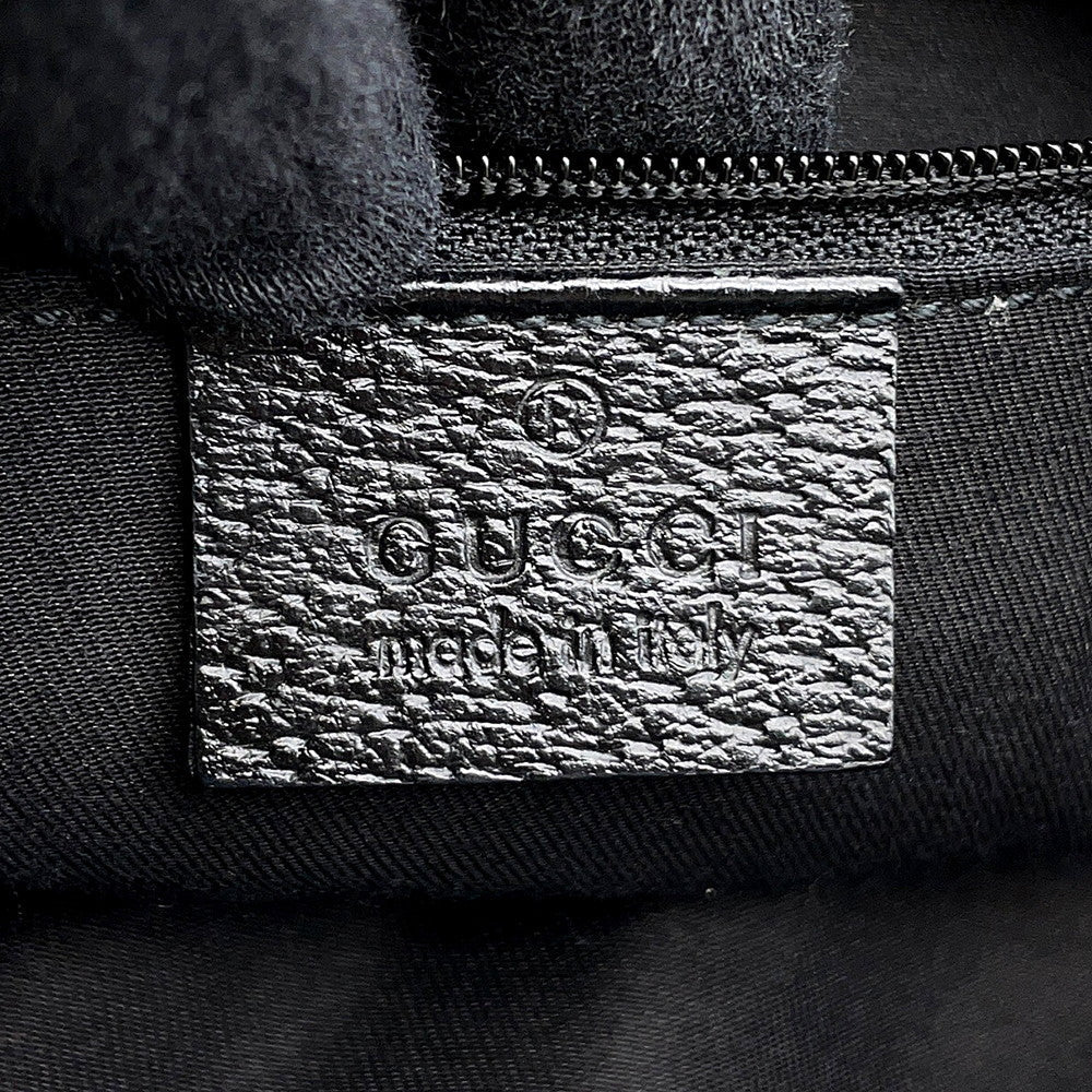 GUCCI GG Canvas Handbag Black120837 GG Canvas
