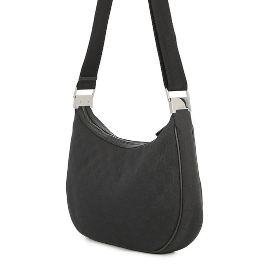GUCCI GG Canvas Shoulder Bag Black122790 GG Canvas
