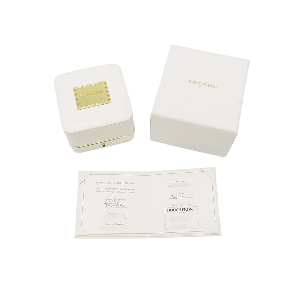Boucheron Quatre White Pendant Size SmallJPN00550 K18YG K18WG K18PG Ceramic