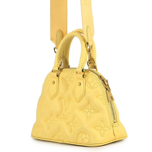 LOUIS VUITTON Alma・Soft bananaM59821 bubble glam Size BB