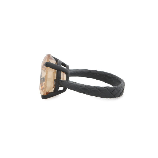 Bottega Veneta Round Cut Ring Size 13 SV925 Color Stone