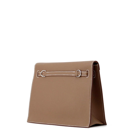 HERMES Kelly Dance 2 Etoupe/Vert Mangrove Evercolor
