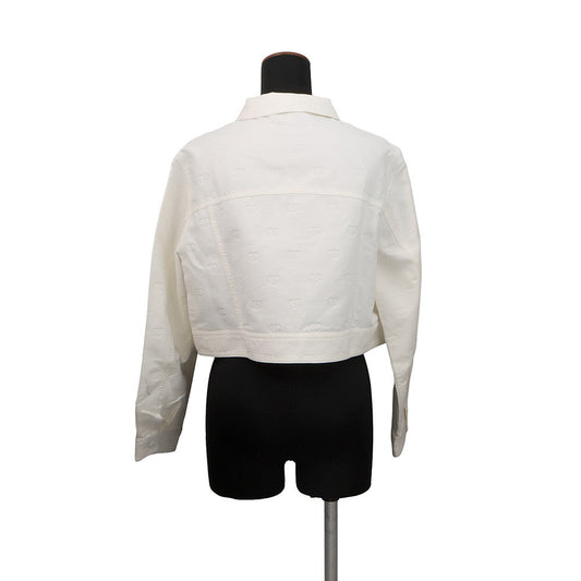 Dior Kids Cropped Jacket CD Heart Size 13A White4WBM11JKTG_Y013 Cotton98% Polyamide1% Cupra1%