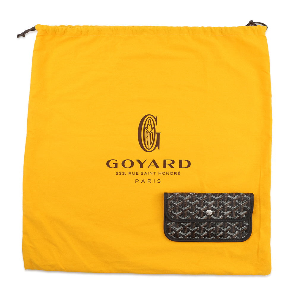 GOYARD Saint Louis BlackSTLOUIPMLTY01CL03P PVC Leather Size PM