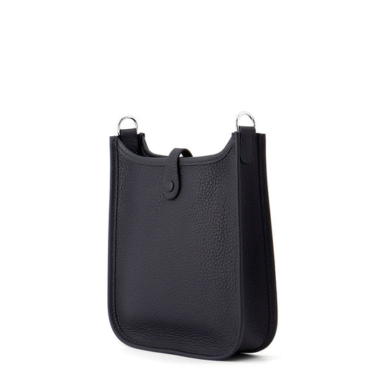 HERMES Evelyne Amazon Long Caban/Rose Shocking/Blue Indigo Taurillon Clemence Size TPM